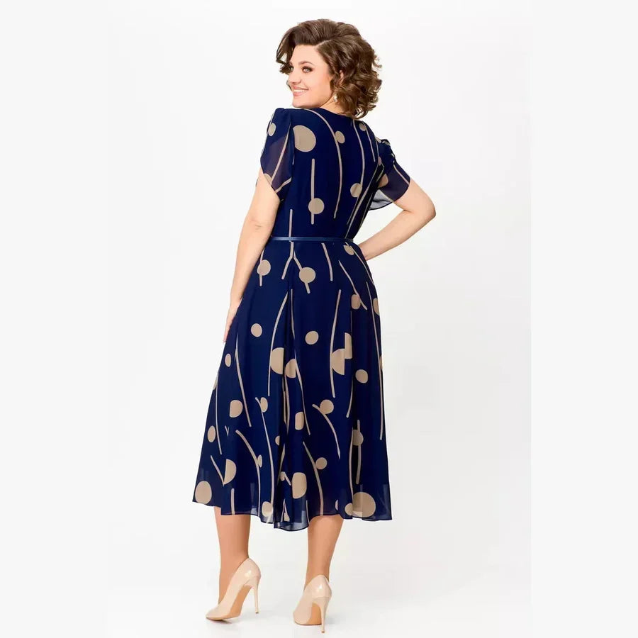 IVY | Polka Dot Midi Dress
