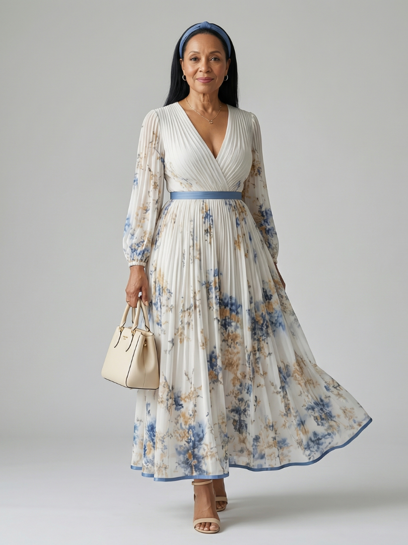 Rielle | Draped Midi Dress