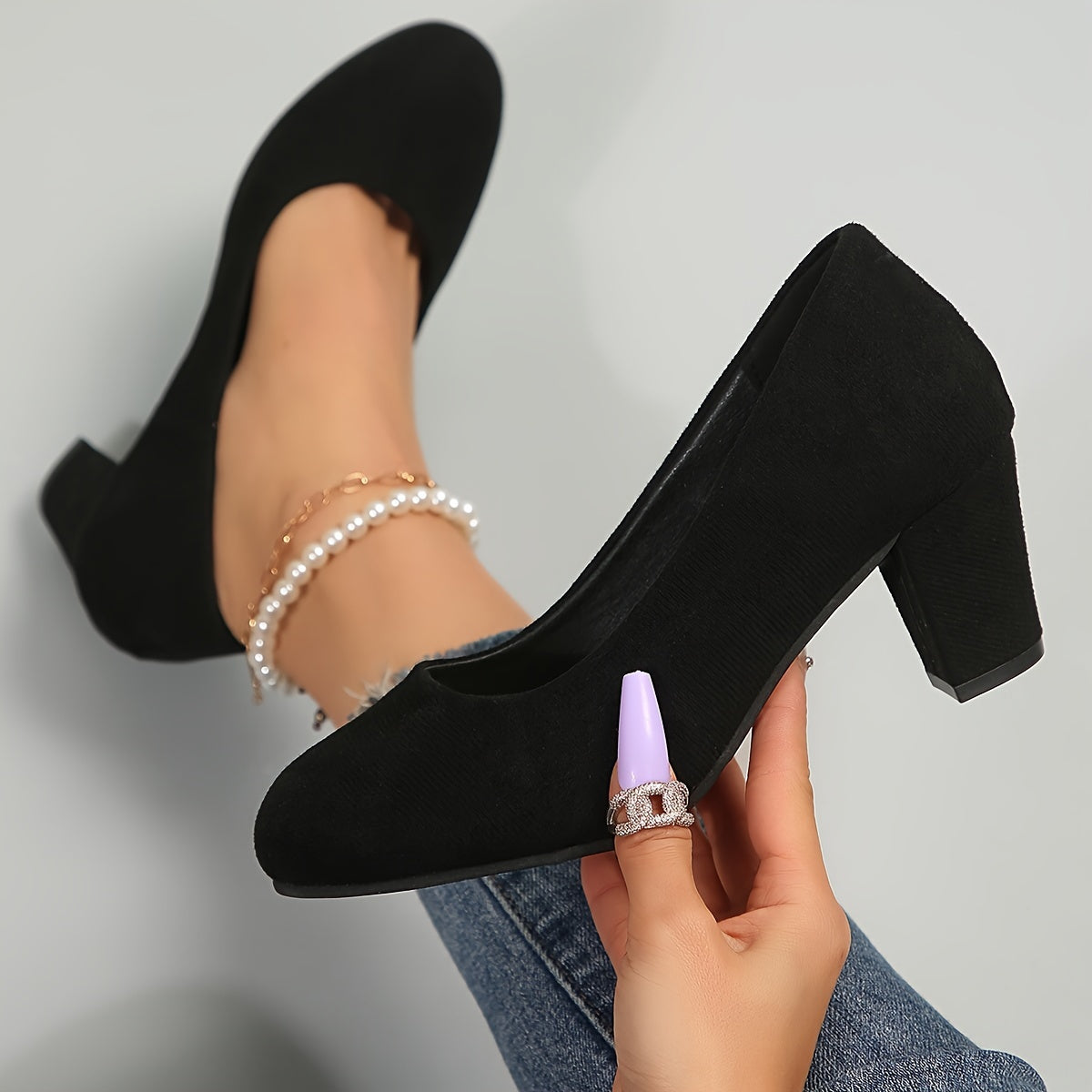 LaureEase™ Wide-Toe Comfort Heels