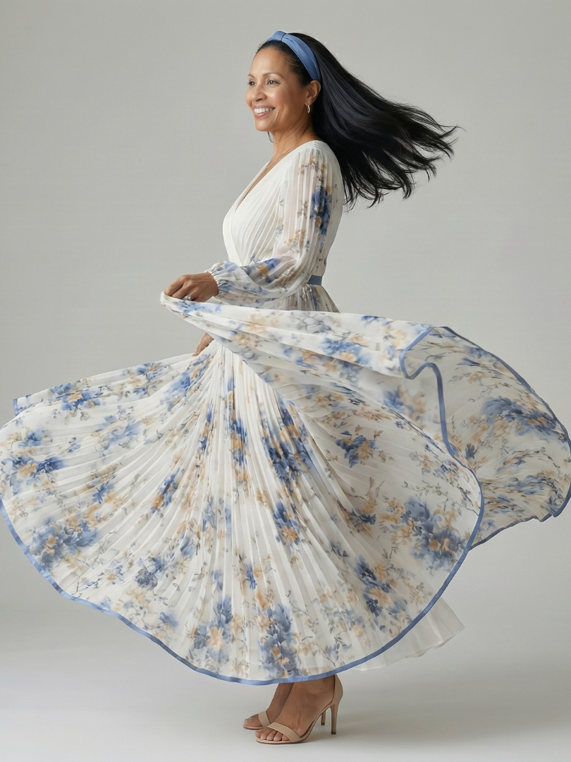 Rielle | Draped Midi Dress