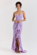 Edith - Charming Ruffled Gown