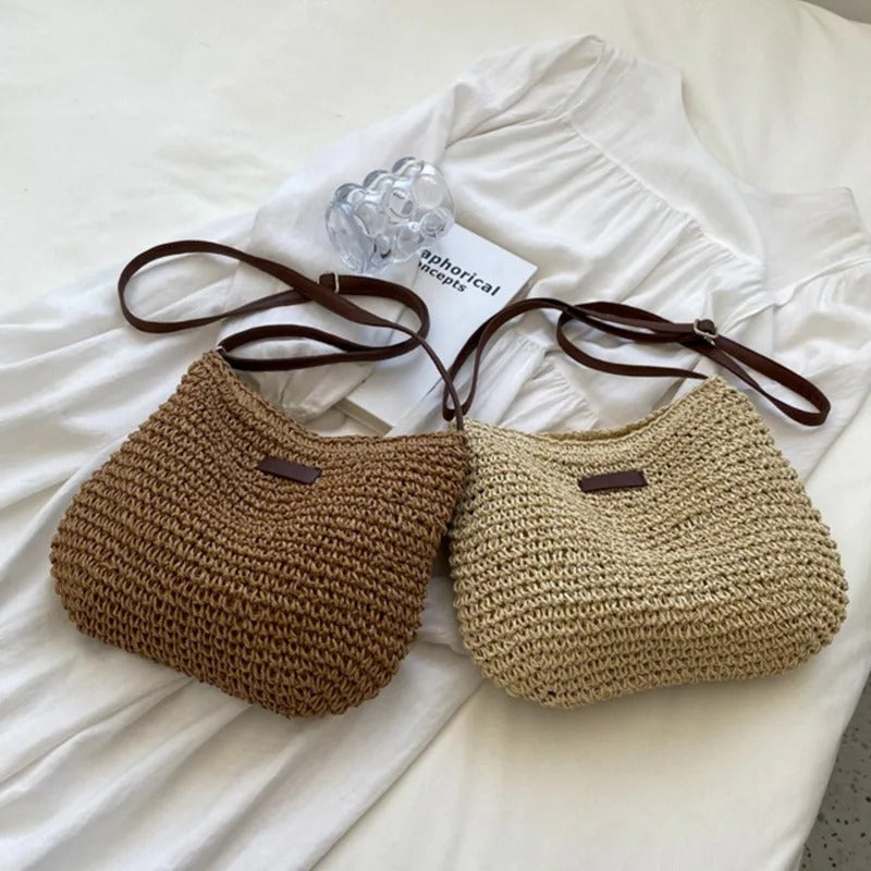 Strawy Crossbody Bag