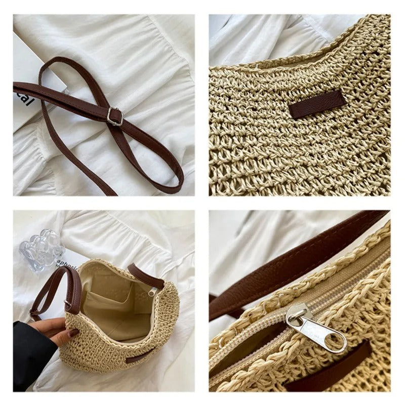 Strawy Crossbody Bag