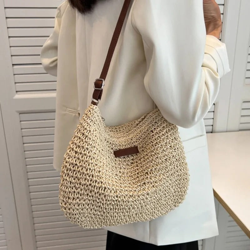 Strawy Crossbody Bag