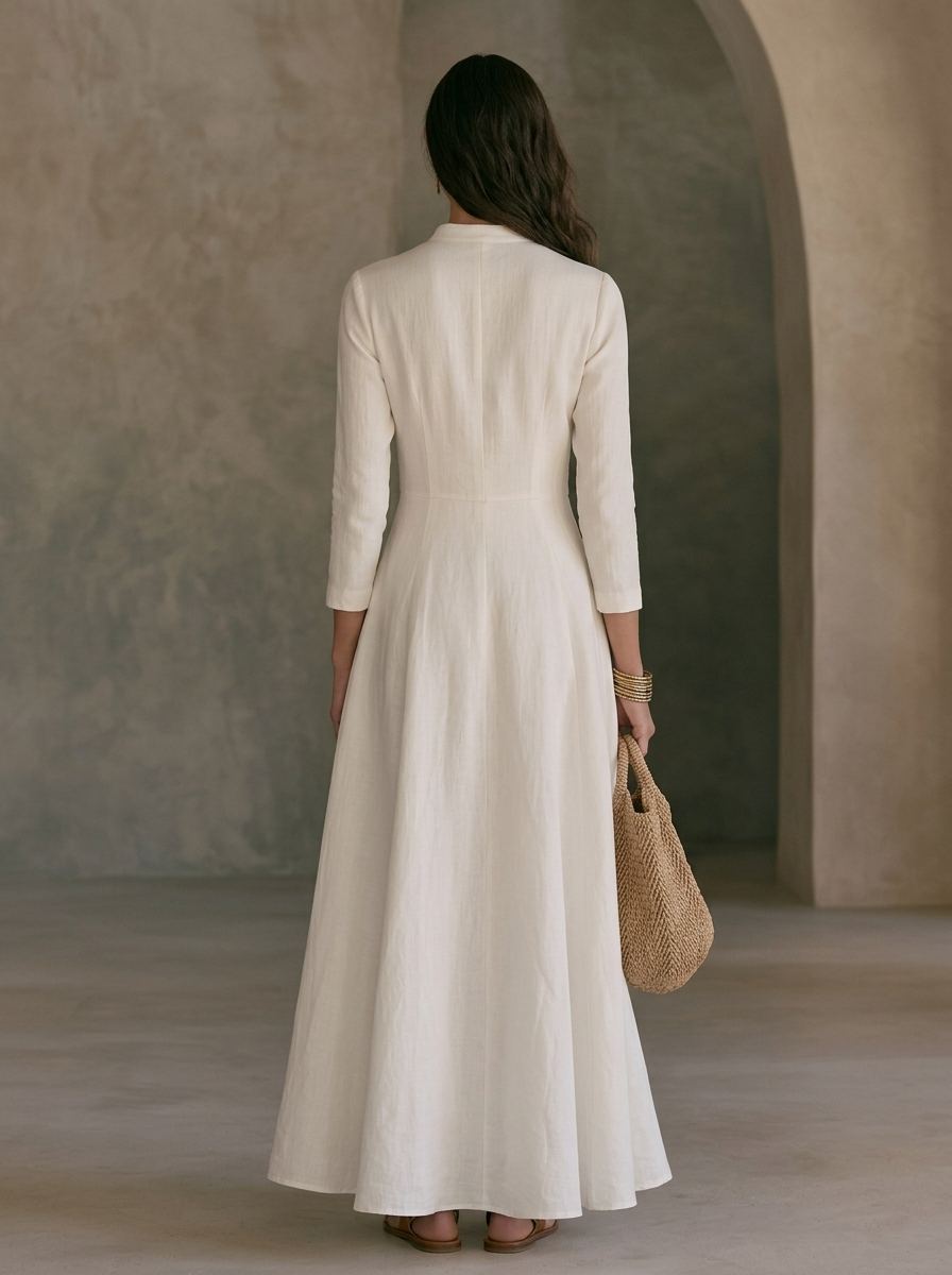 Thelma™ Linen Maxi Dress