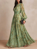 Kelsa Maxi Dress three-quarter angle
