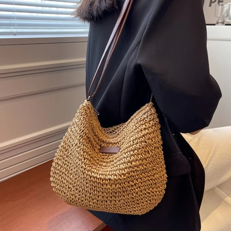 Strawy Crossbody Bag
