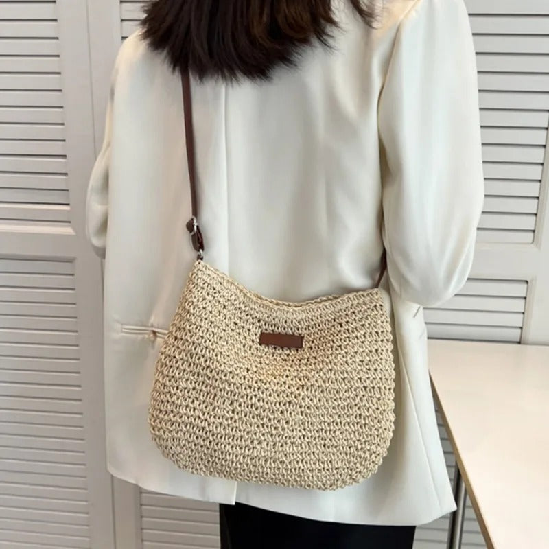 Strawy Crossbody Bag